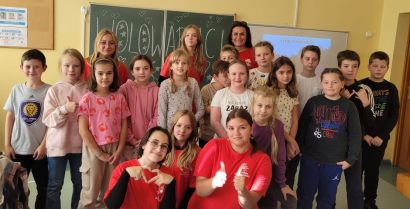 Promowanie idei Wolontariatu w szkole podst.nr 1 w Turku