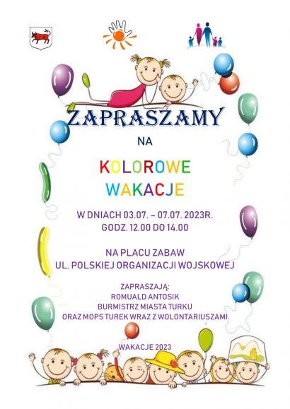 Zapraszamy na KOLOROWE WAKACJE na POW!