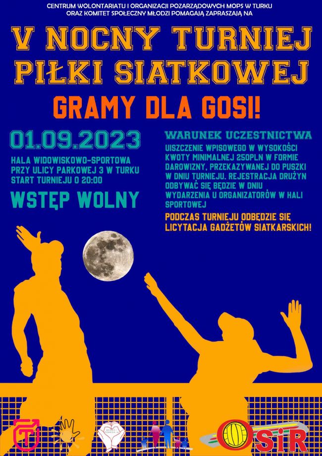 V Nocny Charytatywny Turniej Piłki Siatkowej - Gramy dla...